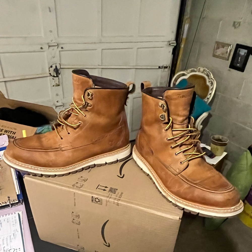 Timberland “Britton hill” moc toe boot